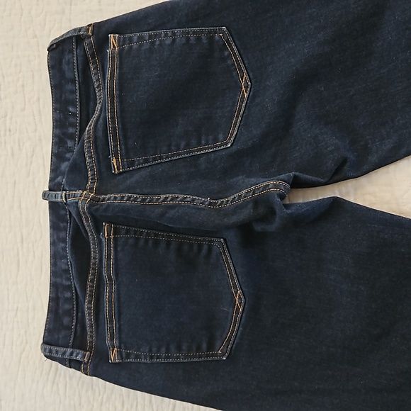 GAP 1969 ALWAYS SKINNY WOMENS JEANS SIZE 26 S DARK BLUE DENIM PRE-OWNED - Picture 11 of 17